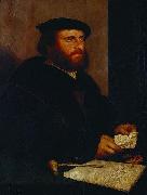 Hans holbein the younger Portrait of a Man oil painting on canvas